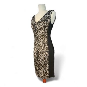 Victor by Victor Alfaro leopard print dress, SX
